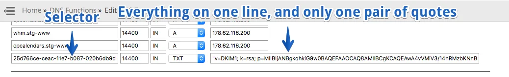 Zimbra DKIM 2048-bit anahtar oluşturma